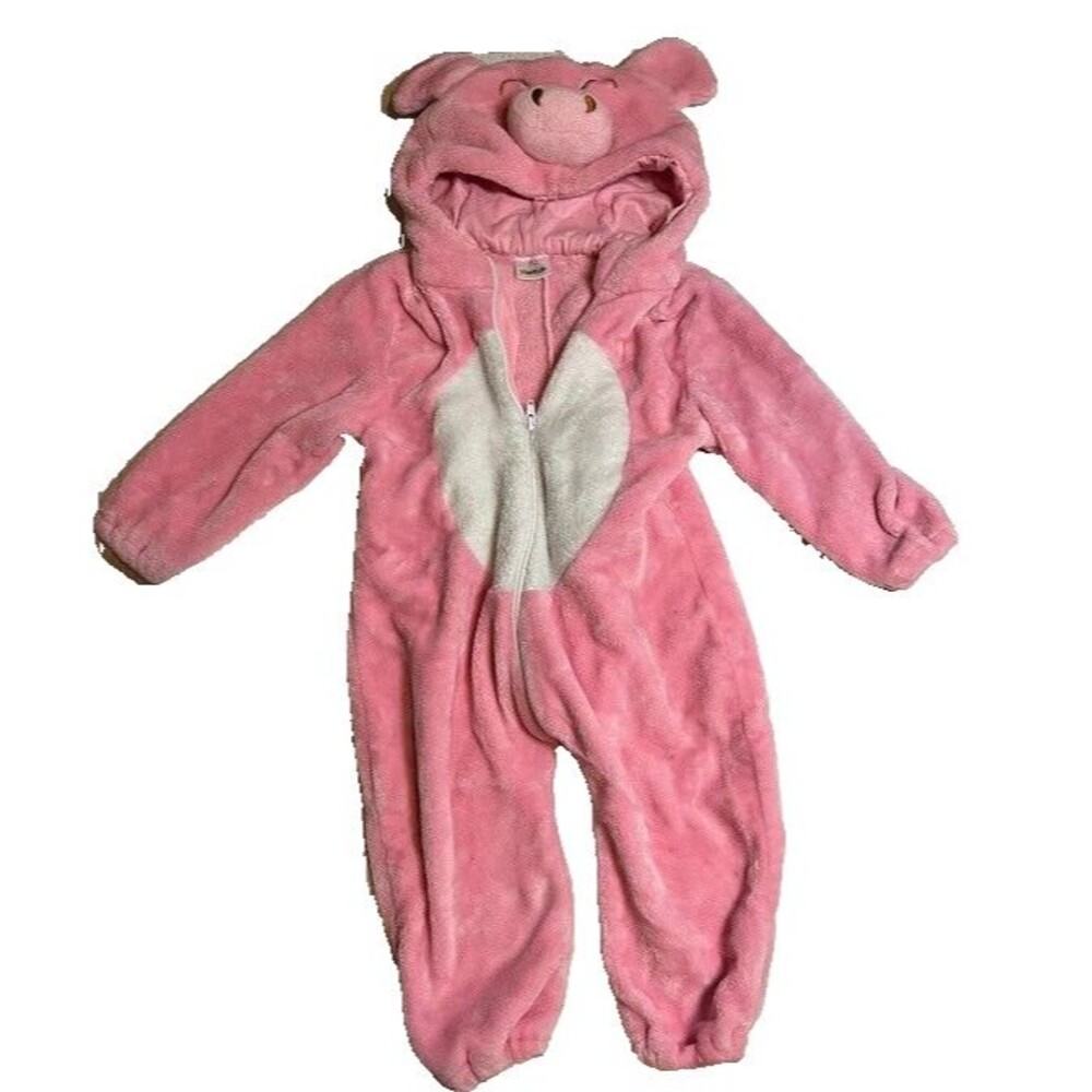 Michley Baby Piglet Costume 12-18M Plush Halloween Cosplay Toddler Outfit Cute